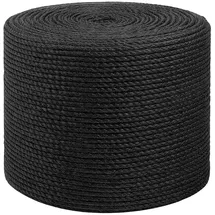 vidaXL Seil Jute Schwarz 100 m x 2 mm