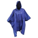 Gravidus Regenponcho Regenponcho mit Kapuze blau unisex (1-St)