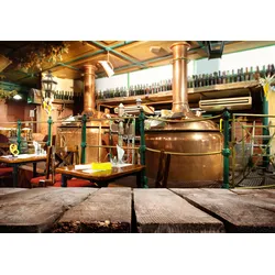 Fototapete PAPERMOON "Bar", bunt, B:5,00m L:2,80m, Vlies, Tapeten