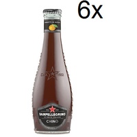 6 Stück Flasche Chinotto Chinò 20cl San pellegrino Limonade Italienisch Getränk