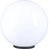 H4L Kugelleuchte Ø 30cm Außenleuchte Kugellampe E27 Gartenlampe Terrassenleuchte ohne Anschlußkabel - Weiß
