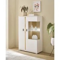 INOSIGN Vitrine »LONG ISLAND, Stauraumvitrine«, (1 St.), in moderner