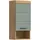 xonox.home - Hängeschrank Scout 37x79x24 cm in Artisan Eiche und Salbei - Wandhängender Badschrank - stabile Konstruktion erstklassige Qualität