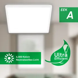 Briloner LED Panel 14W eckig weiß 42x42x3 cm