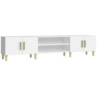 Furnicato TV-Schrank Weiß 180x31,5x40 cm Holzwerkstoff
