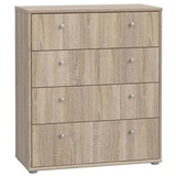 Forte Kommode Faik Holzoptik Braun Eiche Sonoma