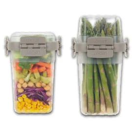 freshchoice LOCKIT Frischhaltedosen-Set 6-tlg Beige