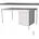 180x80 cm grau
