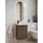Badplaats Waschbeckenunterschrank Florence 40 x 50 x 22 cm Walnuss/Weiß