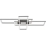 just light. LED-Deckenleuchte Asmin Alu, Eisen, Stahl & Metall Schwarz