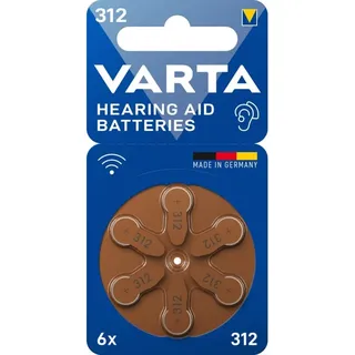 Varta Hearing Aid 312 PR41 Hörgerätebatterie