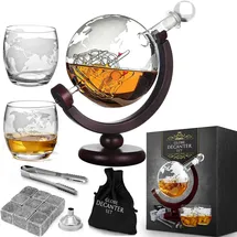 MikaMax Globe Decanter Set