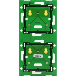 Niko Züblin 550-14027 Zweifach vertikale wandmontierte Platine für Niko Home Control zur Verwendung mit Anschlusseinheit, Mittenabstand: – horizontale und vertikale Verbindung mit Mittenabstand 71 mm – schnelle und reibungslose horizontale Verbindung me