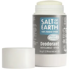 Salt Of the Earth Nachfüllbarer natürlicher Deo-Stick Vetiver & Citrus 84 g
