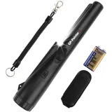 Metalldetektor Pinpointer,360° Scan Tragbar Metalldetektor IP66 Wasserdicht Staubgeschützt Metalldetektor,Pinpointer Metalldetektor mit DREI Alarmmodi für Schatzsuche(9V Batterie)
