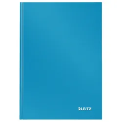 LEITZ Notizbuch Solid fester Einband A5 kariert 80 Blatt hellblau