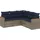 vidaXL Gartensofa-Set 5-tlg. grau