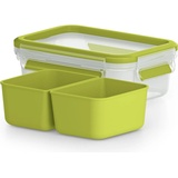 Emsa Lunchbox CLIP & GO 5,8 cm hoch transparent 0,55 l