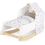 Small Foot Company small foot 11813 - Puppenwiege Little Button, Puppenbett mit Zubehör