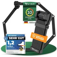 MIVELO Fahrradschloss Faltschloss mit Zahlencode 120cm lang & Bestseller,oft gekauft,Zubehör