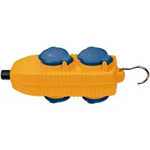 Brennenstuhl Steckdosenleiste 230V/16A IP54 Blau/Gelb 4 St.
