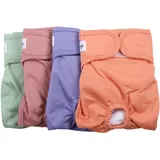 JoyDaog Hundewindeln für kleine Hunde, wiederverwendbar und waschbar, hochwertig, für kleine Hunde, für Läufigkeit, Inkontinenz, Menstruationswindeln, S