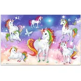 Herma Schreibunterlage 19692 mehrfarbig, Karton, 55 x 35 cm, beidseitige Motiv Tischunterlage für Mädchen & Jungen