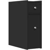 vidaXL Badschrank 1-tlg. Schwarz