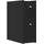 vidaXL Badschrank Schmal 21,5 x 50 x 60 cm Schwarz Holzwerkstoff