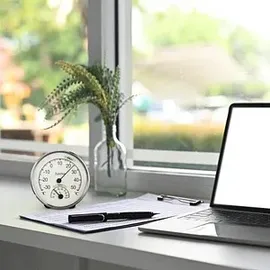 Hama Chios Thermometer silber