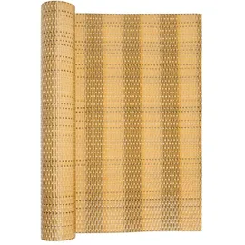 vidaXL Balkonverkleidung 100 x 80 cm Hellbraun Rattan