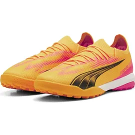 Puma Ultra Ultimate Cage Kunstrasenschuhe Herren Sun Stream/Black/Sunset Glow 43