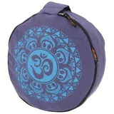 Guru-Shop Meditationskissen Yoga Kissen, Yogakissen, bedrucktes.. blau