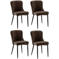 MCA Furniture 4-Fußstuhl »ABOSHI Esszimmerstuhl (4er Set)«, (Set), 4