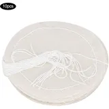 10 Wiederverwendbare Kaffeefilter Aus Baumwolle Für Siphon-kaffeemaschinen – 10er-packung