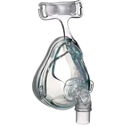 Hoffrichter Cirri Comfort Mund-Nasenmaske NIPPV - inkl. Kopfband und Maskenkissen , erhältlich in S, M oder L - Full Face CPAP Mask - ohne Ventil (NV) für nicht -invasiven Beatmung-Größe M