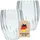 Intirilife Doppelwandiges Thermo Glas 0,21 l 2-tlg.