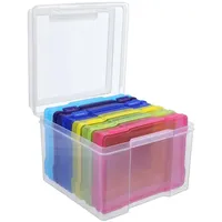 Tinyyo BELLE VOUS 6 tlgs Durchsichtiges Fotobox Aufbewahrungsbox Set