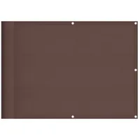 VidaXL Balkon-Sichtschutz Braun 75x800 cm 100 Polyester-Oxford