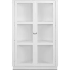 CaliCosy Vitrine 100 x 150 x 40 cm Weiß