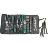 Brüder Mannesmann Werkzeuge Werkzeug-Rolltasche 65-tlg.