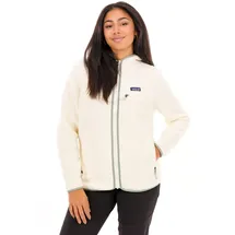 Patagonia Retro Pile Hoody Natural/ white/Ellwood Green