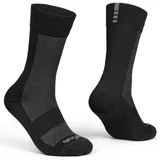 GripGrab Merino High Cut Winter Bikesocken-Schwarz-M