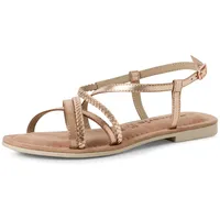 TAMARIS Sandalette Damen Flach metallic,EU 41