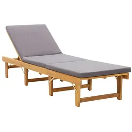 furnicato Sonnenliege 61 x 0 x 0 cm Grau
