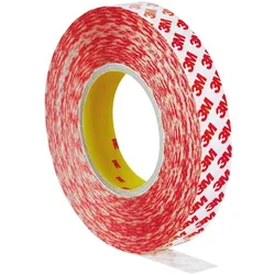 3M Doppelseitiges Klebeband GPT-020F Transparent 25 mm x 50 m (11 Rolle)