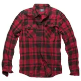 Vintage Industries Austin Langarmhemd Rot S