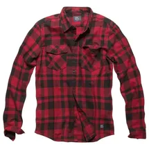 Vintage Industries Austin Langarmhemd Rot S