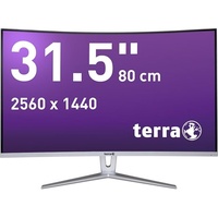 WORTMANN Terra 3030198 LED display 80 cm 31.5 2560 x 1440 Pixel UltraWide Quad HD LCD Silber, weiß
