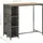 vidaXL Gartenbar Set 5-tlg. Grau